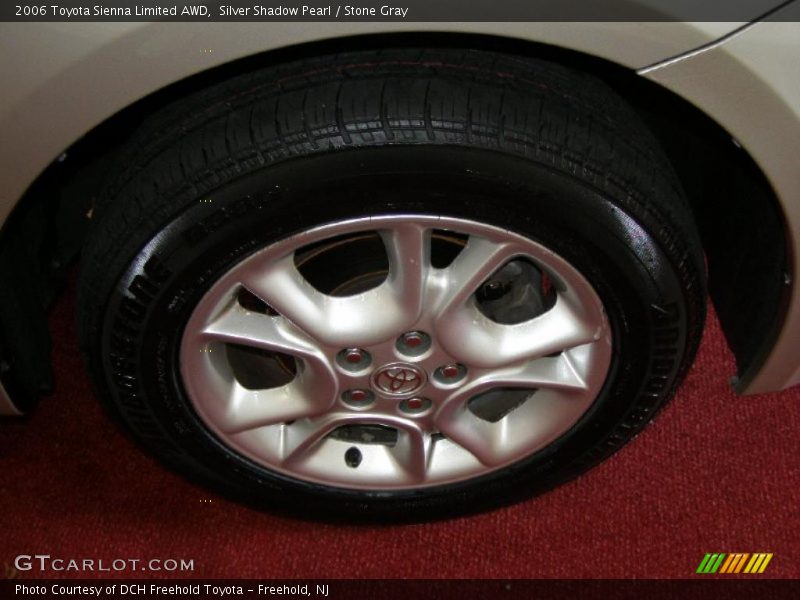 Silver Shadow Pearl / Stone Gray 2006 Toyota Sienna Limited AWD