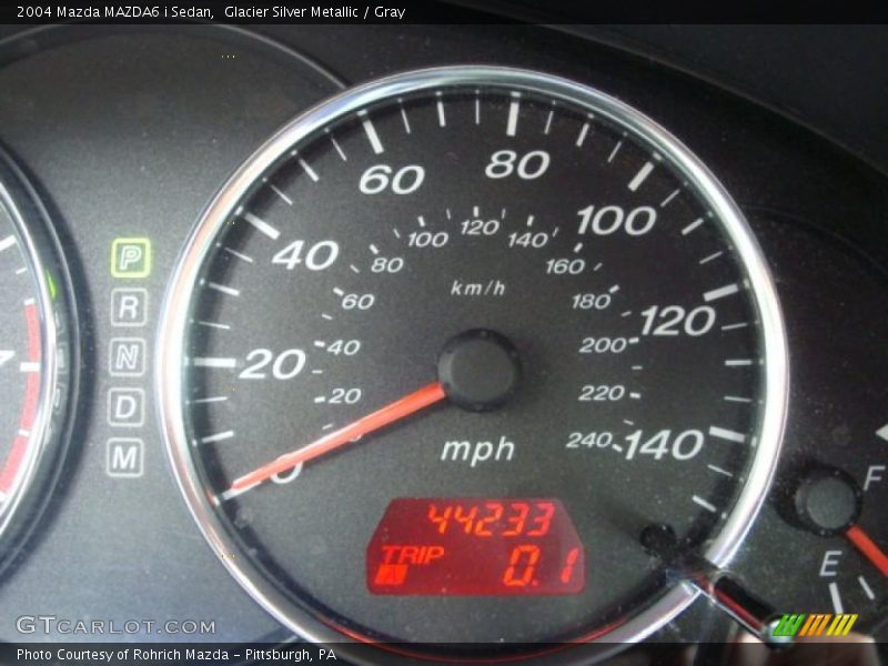 Glacier Silver Metallic / Gray 2004 Mazda MAZDA6 i Sedan