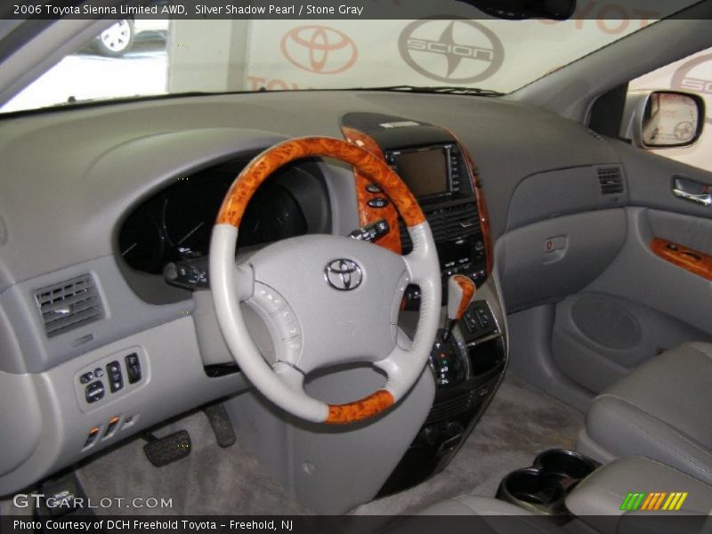 Silver Shadow Pearl / Stone Gray 2006 Toyota Sienna Limited AWD