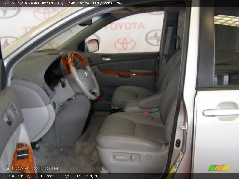 Silver Shadow Pearl / Stone Gray 2006 Toyota Sienna Limited AWD