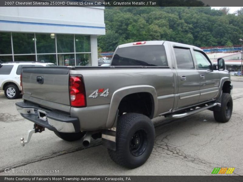 Graystone Metallic / Tan 2007 Chevrolet Silverado 2500HD Classic LS Crew Cab 4x4