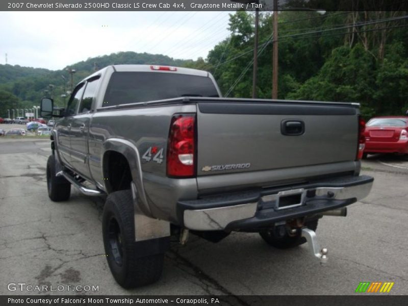 Graystone Metallic / Tan 2007 Chevrolet Silverado 2500HD Classic LS Crew Cab 4x4