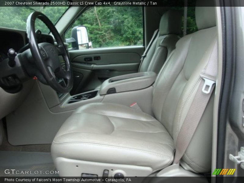 Graystone Metallic / Tan 2007 Chevrolet Silverado 2500HD Classic LS Crew Cab 4x4