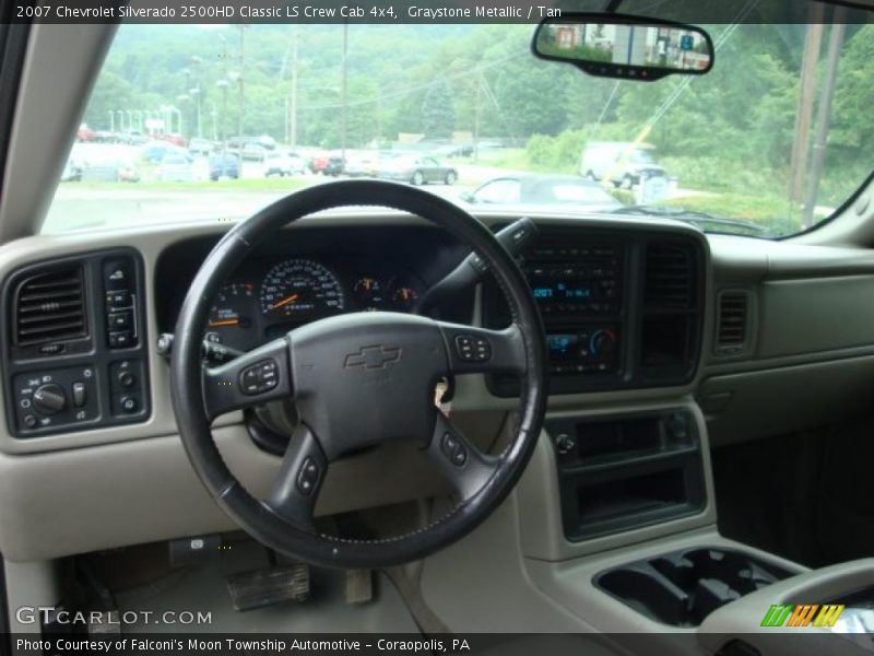 Graystone Metallic / Tan 2007 Chevrolet Silverado 2500HD Classic LS Crew Cab 4x4