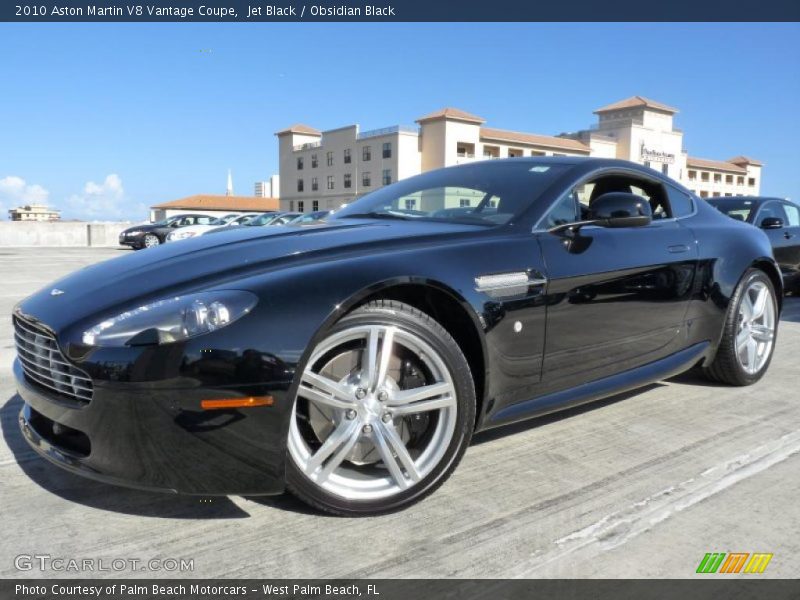 Jet Black / Obsidian Black 2010 Aston Martin V8 Vantage Coupe