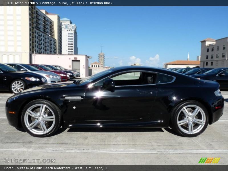 Jet Black / Obsidian Black 2010 Aston Martin V8 Vantage Coupe