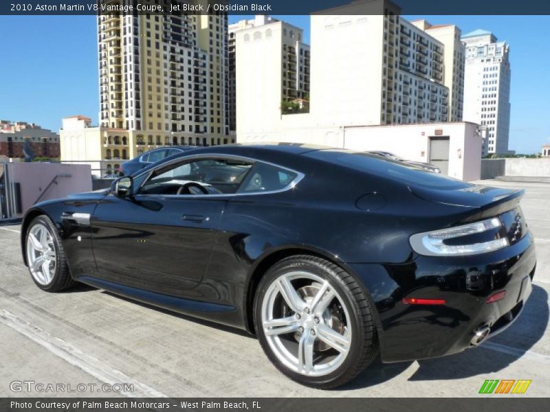 Jet Black / Obsidian Black 2010 Aston Martin V8 Vantage Coupe