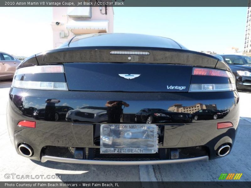 Jet Black / Obsidian Black 2010 Aston Martin V8 Vantage Coupe