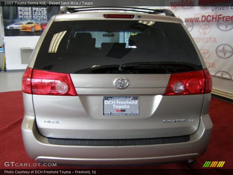 Desert Sand Mica / Taupe 2007 Toyota Sienna XLE