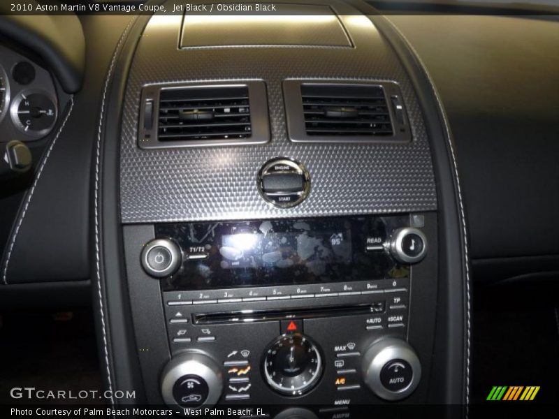 Jet Black / Obsidian Black 2010 Aston Martin V8 Vantage Coupe