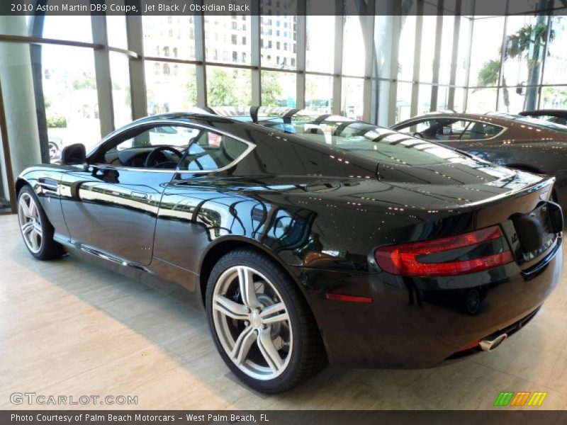 Jet Black / Obsidian Black 2010 Aston Martin DB9 Coupe