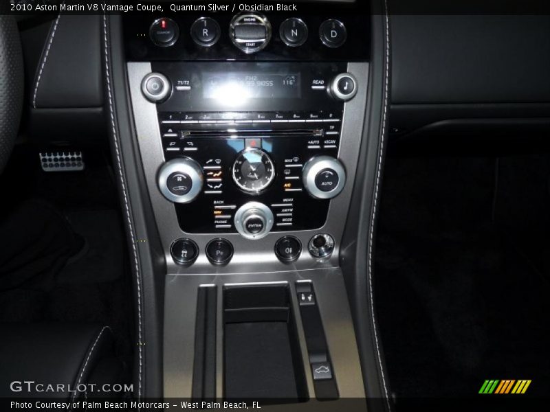 Quantum Silver / Obsidian Black 2010 Aston Martin V8 Vantage Coupe
