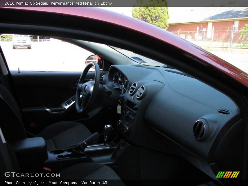 Performance Red Metallic / Ebony 2010 Pontiac G6 Sedan