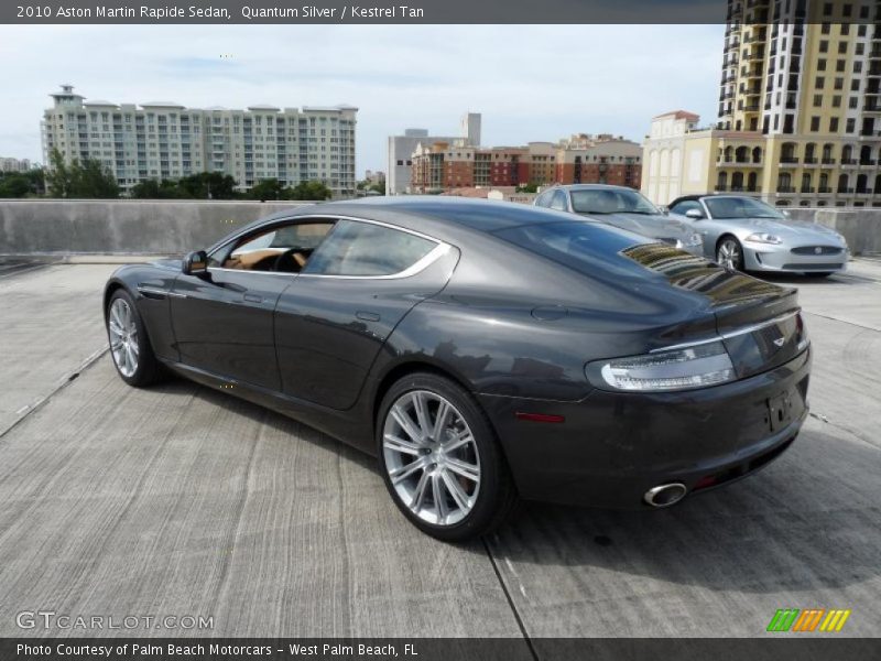 Quantum Silver / Kestrel Tan 2010 Aston Martin Rapide Sedan