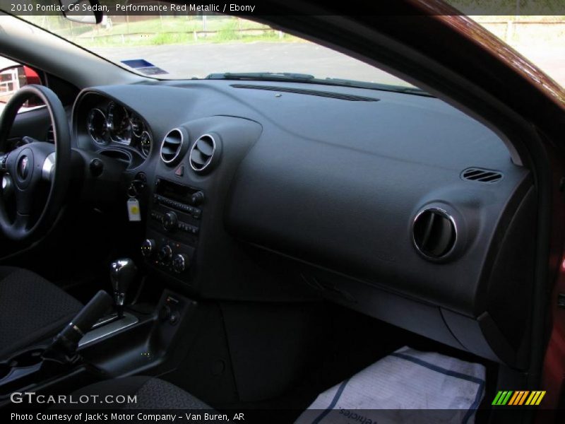 Performance Red Metallic / Ebony 2010 Pontiac G6 Sedan