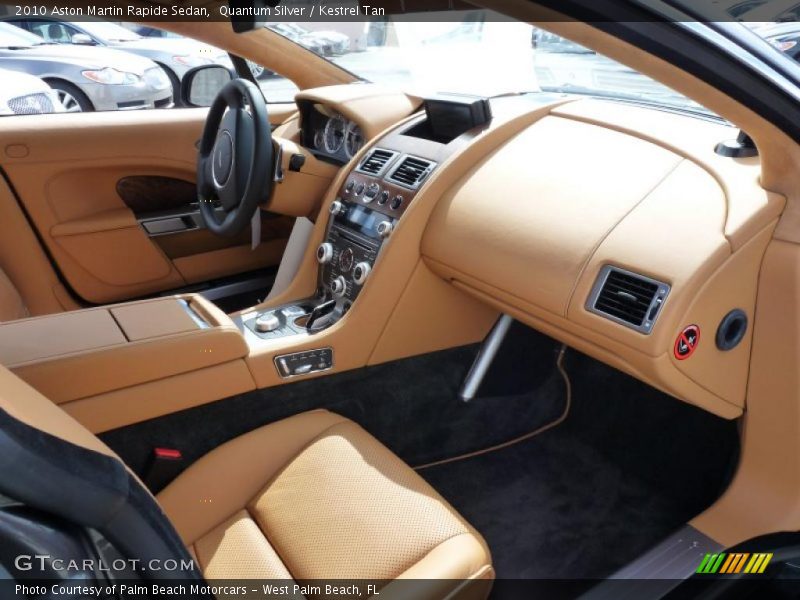 Quantum Silver / Kestrel Tan 2010 Aston Martin Rapide Sedan