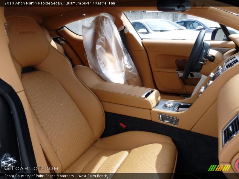 Quantum Silver / Kestrel Tan 2010 Aston Martin Rapide Sedan