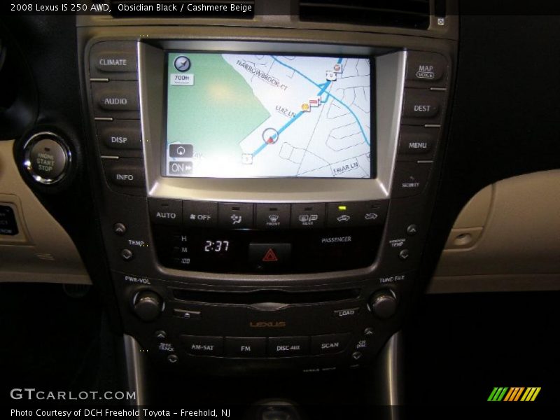 Obsidian Black / Cashmere Beige 2008 Lexus IS 250 AWD