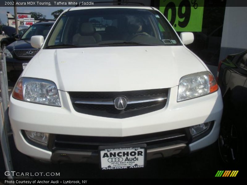 Taffeta White / Saddle 2002 Acura MDX Touring