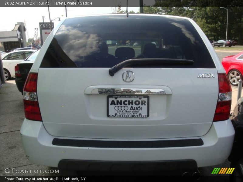 Taffeta White / Saddle 2002 Acura MDX Touring