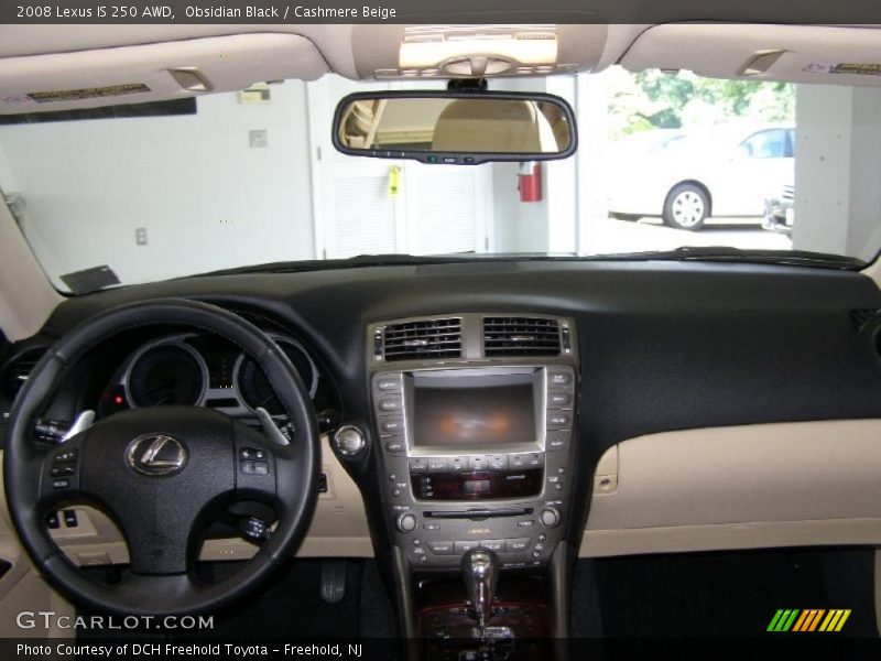 Obsidian Black / Cashmere Beige 2008 Lexus IS 250 AWD