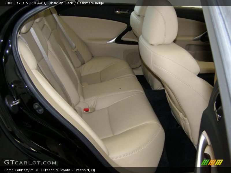 Obsidian Black / Cashmere Beige 2008 Lexus IS 250 AWD