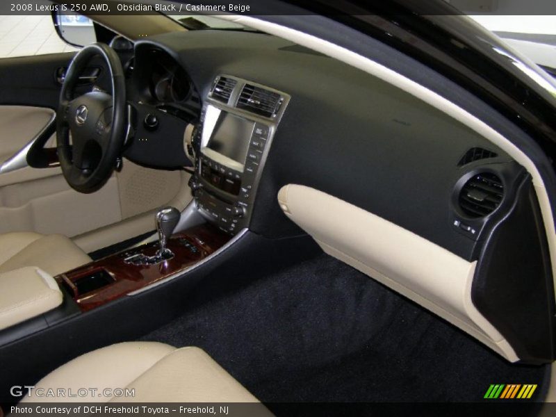 Obsidian Black / Cashmere Beige 2008 Lexus IS 250 AWD