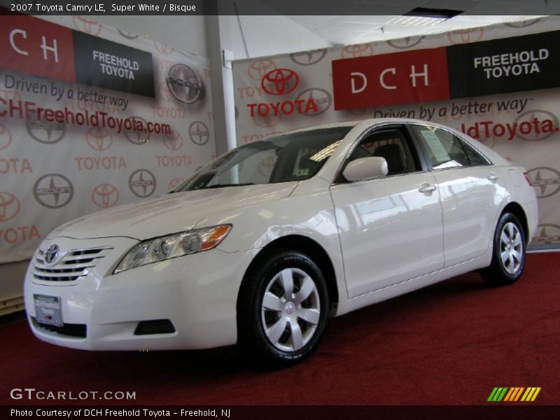 Super White / Bisque 2007 Toyota Camry LE