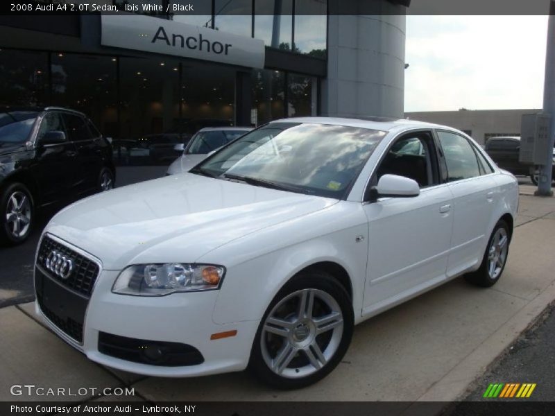 Ibis White / Black 2008 Audi A4 2.0T Sedan