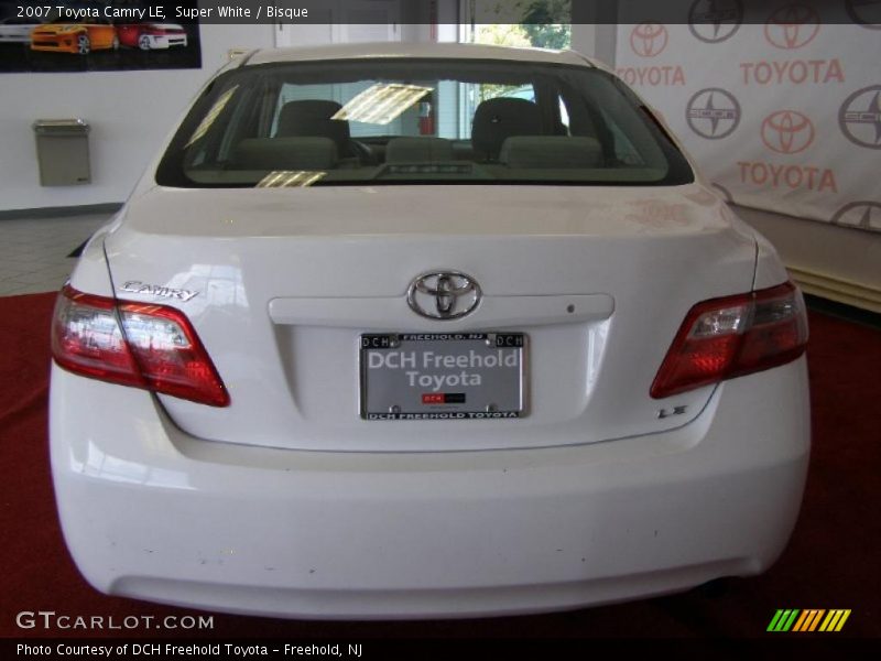 Super White / Bisque 2007 Toyota Camry LE