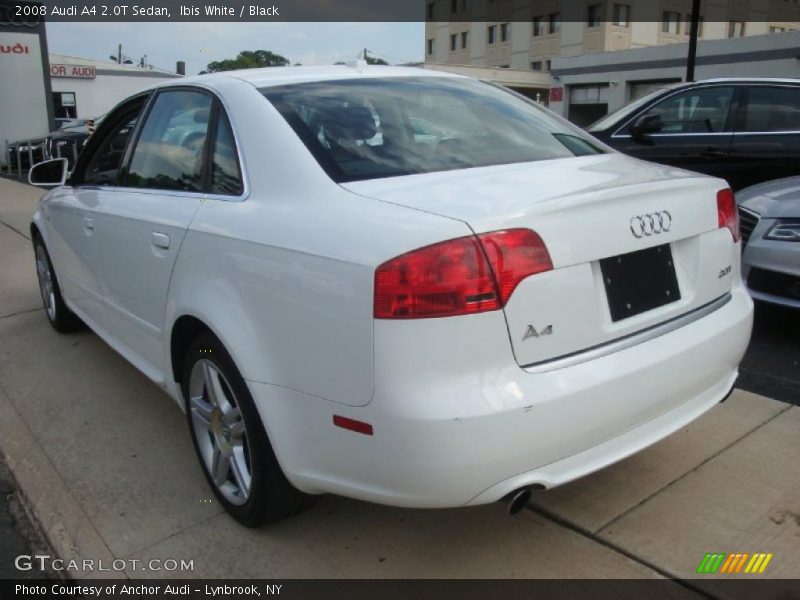 Ibis White / Black 2008 Audi A4 2.0T Sedan