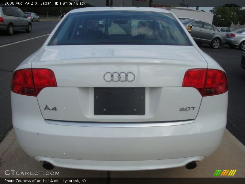Ibis White / Black 2008 Audi A4 2.0T Sedan