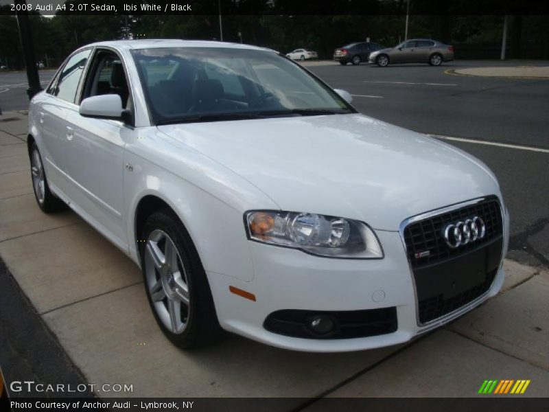 Ibis White / Black 2008 Audi A4 2.0T Sedan