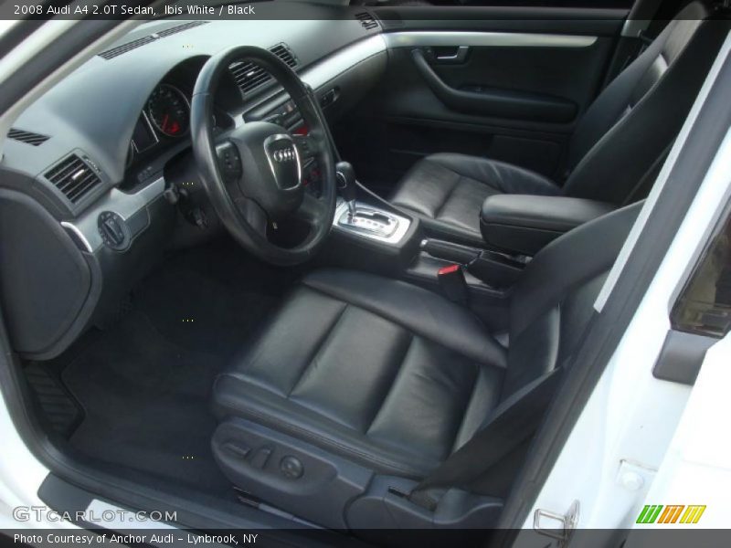 Ibis White / Black 2008 Audi A4 2.0T Sedan