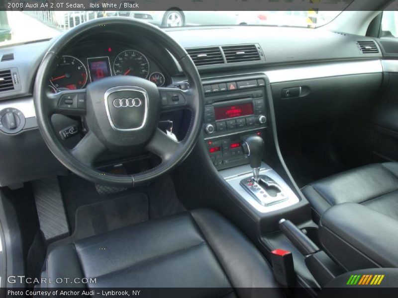 Ibis White / Black 2008 Audi A4 2.0T Sedan