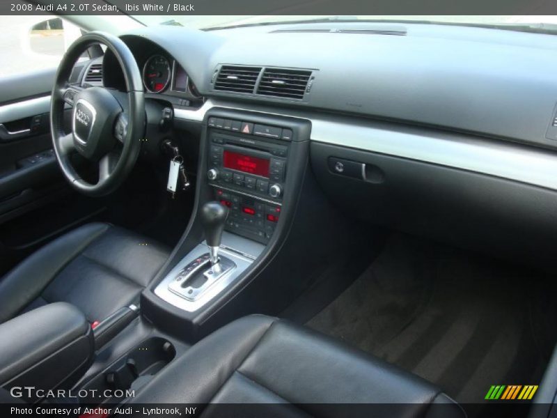 Ibis White / Black 2008 Audi A4 2.0T Sedan