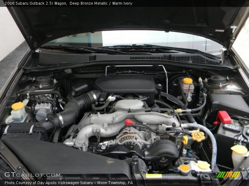 Deep Bronze Metallic / Warm Ivory 2008 Subaru Outback 2.5i Wagon