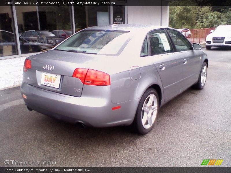 Quartz Gray Metallic / Platinum 2006 Audi A4 3.2 quattro Sedan