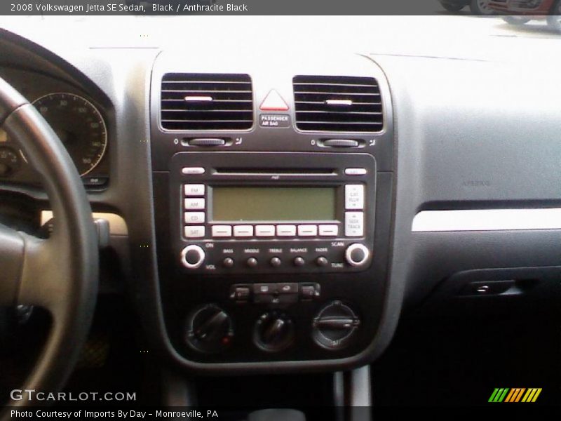Black / Anthracite Black 2008 Volkswagen Jetta SE Sedan