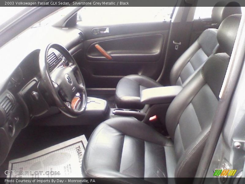 Silverstone Grey Metallic / Black 2003 Volkswagen Passat GLX Sedan