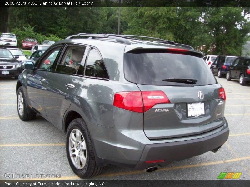 Sterling Gray Metallic / Ebony 2008 Acura MDX
