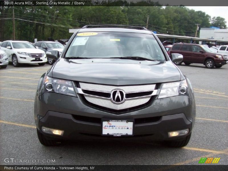 Sterling Gray Metallic / Ebony 2008 Acura MDX