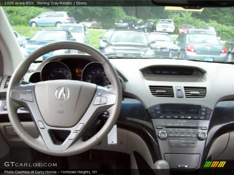 Sterling Gray Metallic / Ebony 2008 Acura MDX