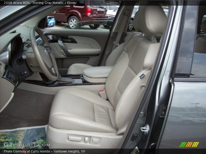 Sterling Gray Metallic / Ebony 2008 Acura MDX