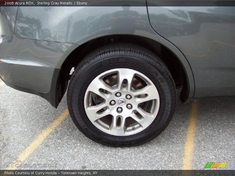 Sterling Gray Metallic / Ebony 2008 Acura MDX