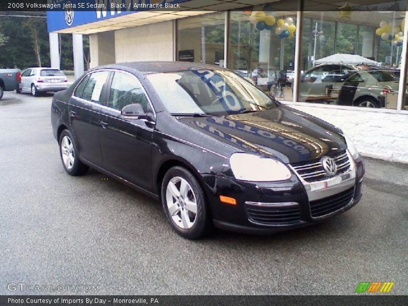 Black / Anthracite Black 2008 Volkswagen Jetta SE Sedan
