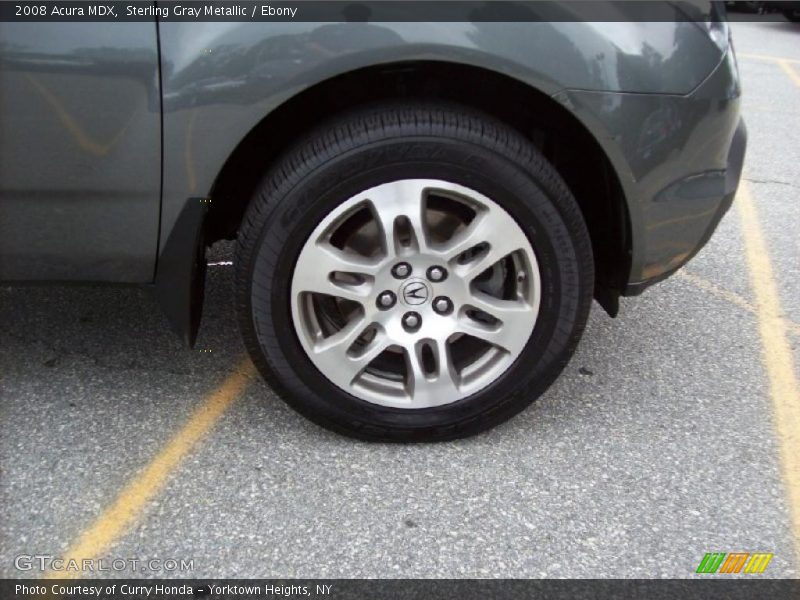Sterling Gray Metallic / Ebony 2008 Acura MDX