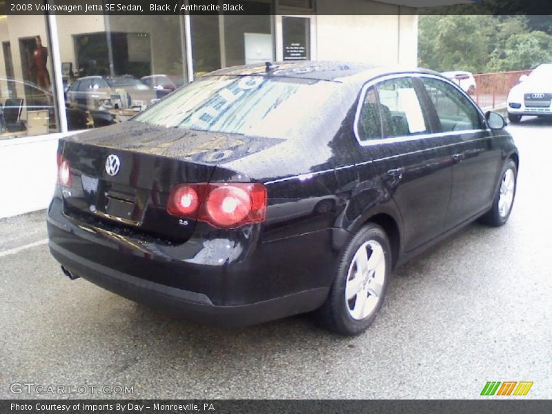 Black / Anthracite Black 2008 Volkswagen Jetta SE Sedan