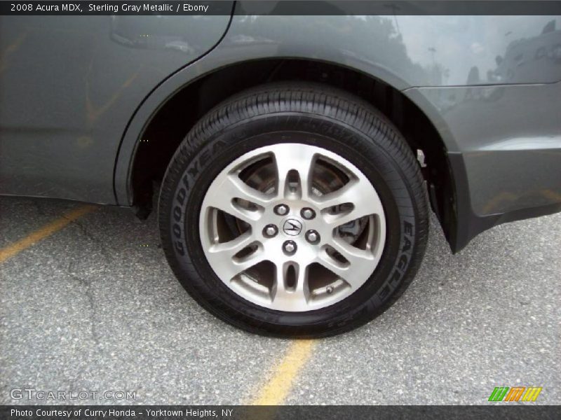 Sterling Gray Metallic / Ebony 2008 Acura MDX