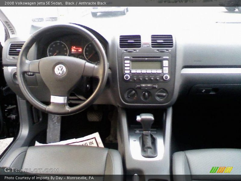 Black / Anthracite Black 2008 Volkswagen Jetta SE Sedan